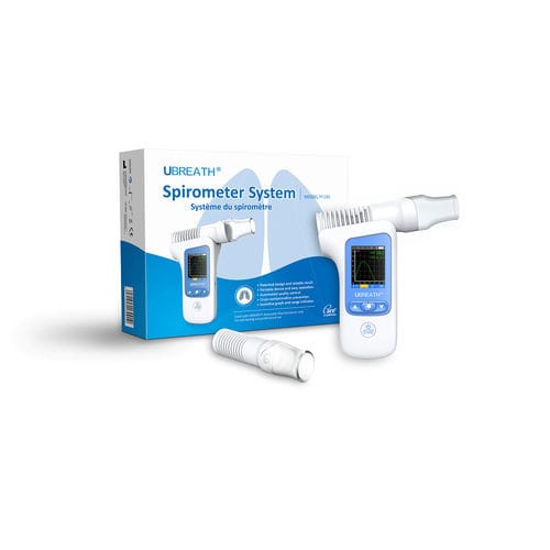 Spirometro computerizzato - UBREATH ®  - e-LinkCare Meditech - elettronico / palmare / per ricerca scientifica