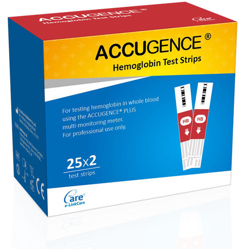 Striscia analitica dell'anemia - ACCUGENCE ®  - e-LinkCare Meditech - di ematocrito / dell'emoglobina / di sangue totale