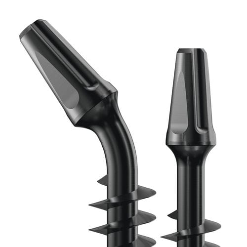 Impianto dentale cilindrico - MX HYBRID ONE-PIECE  - NSI srl - in titanio / esterno / dritto