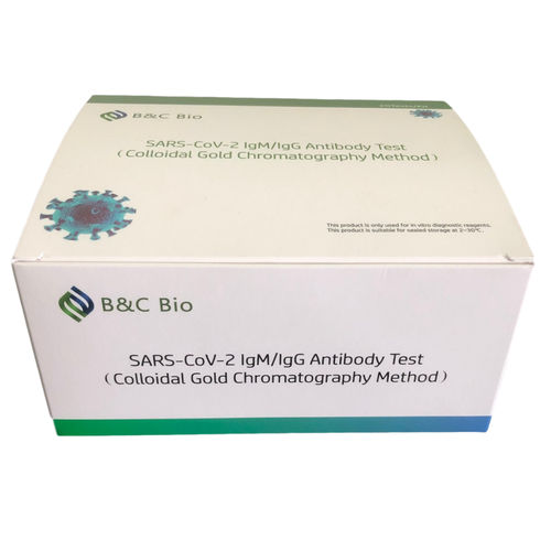 Kit di test per diagnosi COVID-19 - Shanghai B&C Biological Technology Co.,Ltd - per anticorpi / di IgM / d'IgG