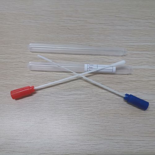 Tampone nasofaringeo - HUNAN RUNMEI GENE TECHNOLOGY CO.,LTD - di trasporto / floccato / in cotone