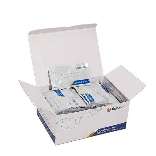 Test rapido della malaria - HUNAN RUNMEI GENE TECHNOLOGY CO.,LTD - per antigeni / di Plasmodium / di sangue
