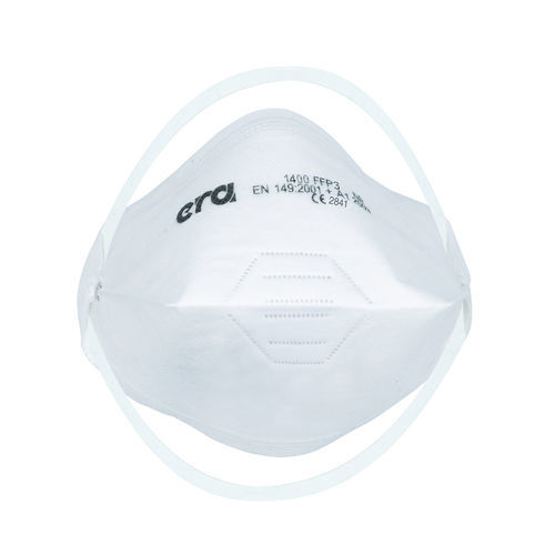 Maschera respiratoria pieghevole - 1400 NR - Global Solutions - FFP3 / bianca / medica