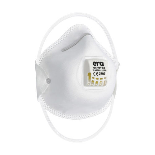 Maschera respiratoria FFP2 - 6210 V NR D - Global Solutions - con valvola di espirazione / bianca / medica