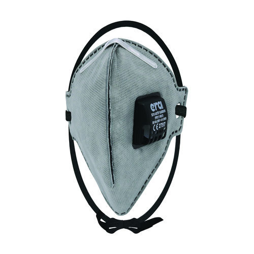 Maschera respiratoria con filtro a carbone attivo - 5210 V NR D - Global Solutions - FFP2 / con valvola di espirazione / grigia