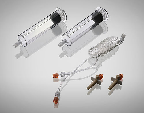 Siringa per prodotti di contrasto - C01-006-10 - Shenzhen Seacrown Electromechanical - 100 mL / monouso / sterile
