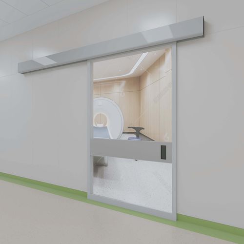 Porta per ospedale - Shenzhen Seacrown Electromechanical - scorrevole / in vetro / automatica