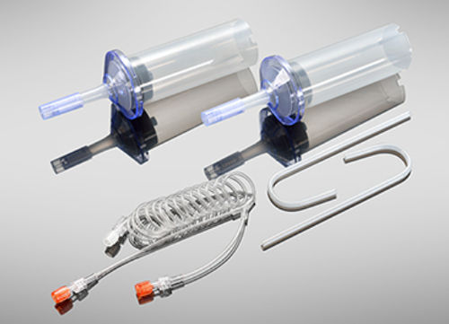 Siringa per prodotti di contrasto - C01-042-10 - Shenzhen Seacrown Electromechanical - 200 ml / monouso / sterile