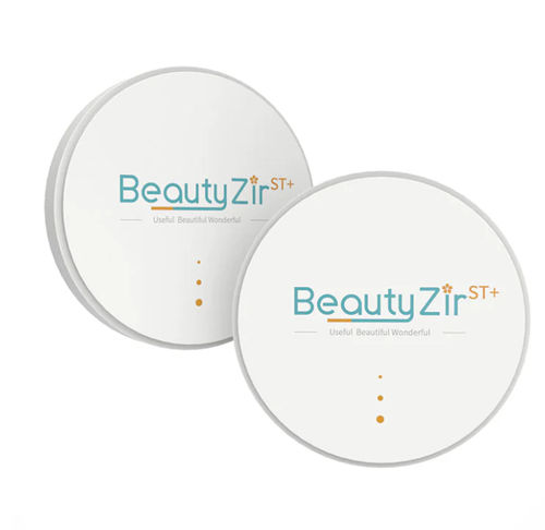 Materiale odontoiatrico in zircone - ST+ - Beautyzir Technology Co.,Ltd. - per ponti dentali / per corone dentali / bianco