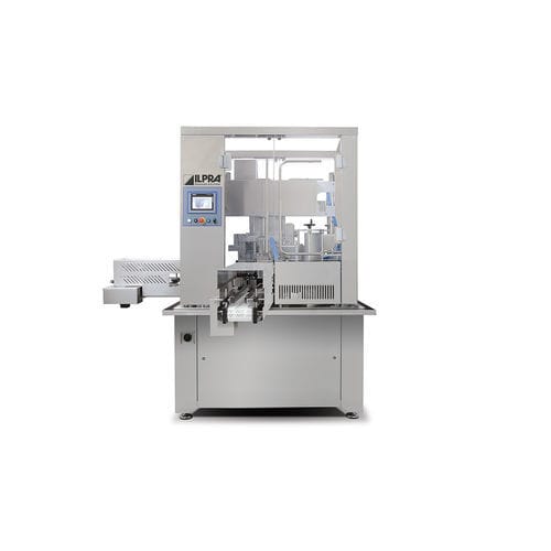Sistema di riempimento e di sigillatura per vasetti - Box 300 - Ilpra - per bottiglie / automatico / rotativo