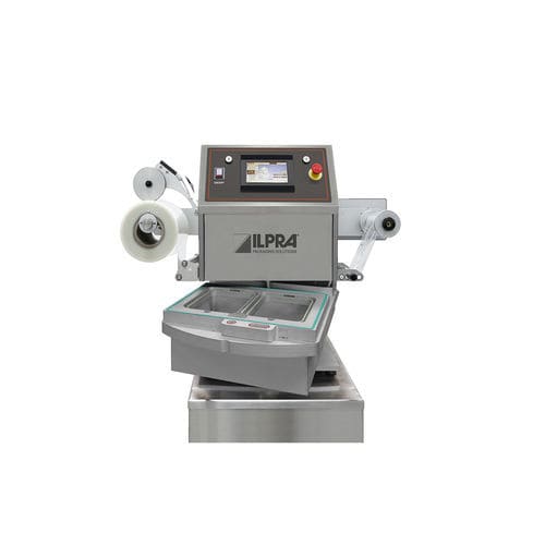 Termosigillatrice per vaschette semiautomatica - FOODPACK ROTO ENERGY - Ilpra - rotativa / compatta