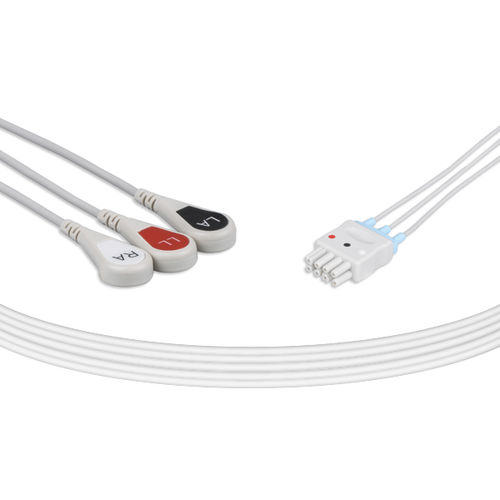Cavo ECG medico - NKB3-90S - Unimed Medical Supplies - 3 cavi / per Nihon Kohden / riutilizzabile