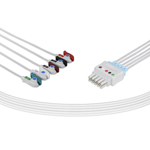Cavo ECG medico - DX5-90P - Unimed Medical Supplies - 5 fili / riutilizzabile