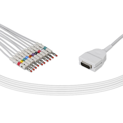Cavo ECG medico - E10-BK1-B - Unimed Medical Supplies - spina a banana / 10 fili / per Mortara
