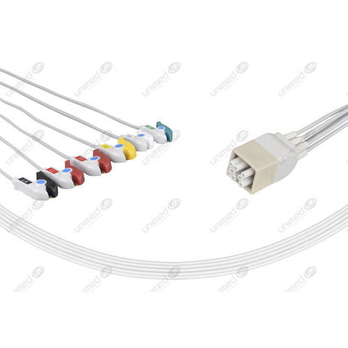Cavo ECG medico - AP6-90P - Unimed Medical Supplies - 6 cavi / per GE Healthcare / per Mindray