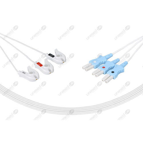 Cavo ECG medico - SLB3-90DP - Unimed Medical Supplies - 3 cavi