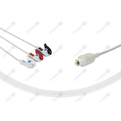 Cavo ECG medico - 2305P - Unimed Medical Supplies - 3 cavi / per Mortara / riutilizzabile