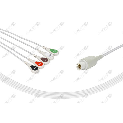 Cavo ECG medico - 2505S - Unimed Medical Supplies - 5 fili / per Mortara / riutilizzabile