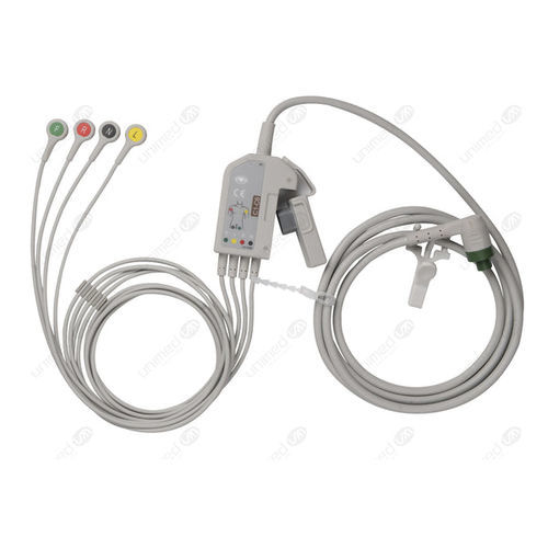 Cavo ECG medico - 24131S-I - Unimed Medical Supplies - 4 cavi / per Schiller / riutilizzabile