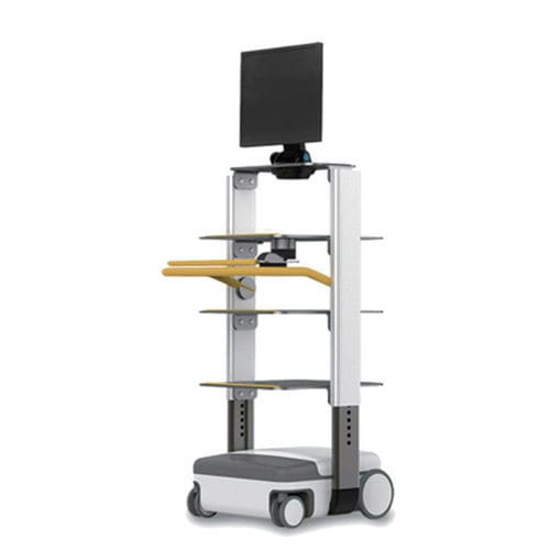 Carrello per chirurgia - Hotry - per endoscopio / 3 ripiani