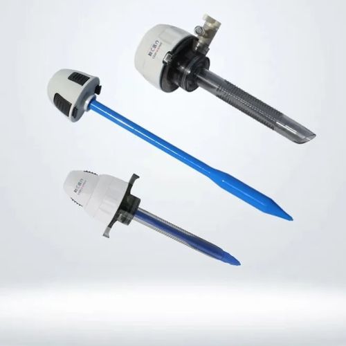 Trocar per laparascopia - KHTC series - Jiangsu Coopwin Med - con connettore per insufflazione / con camicia / monouso
