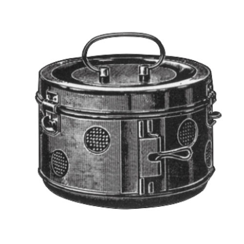 Cestello rotondo di sterilizzazione per strumenti - 15-100 - Medicta Instruments - per medicazione / in acciaio inossidabile