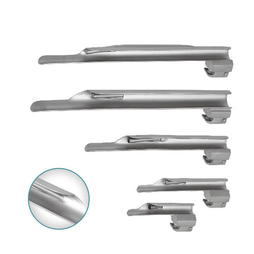 Lama per laringoscopio Miller - MI - 1011-00 - Medicta Instruments - in acciaio inossidabile / in fibra ottica