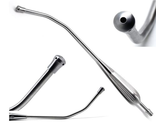 Cannula di aspirazione - 01-605 - Medicta Instruments - di Yankauer / curva / autoclavabile