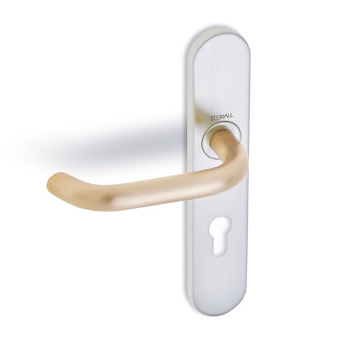 Maniglia per porta di ospedale - 10 series - LEBRONZE ALLOYS - Steriall - antibatterica / antimicrobica