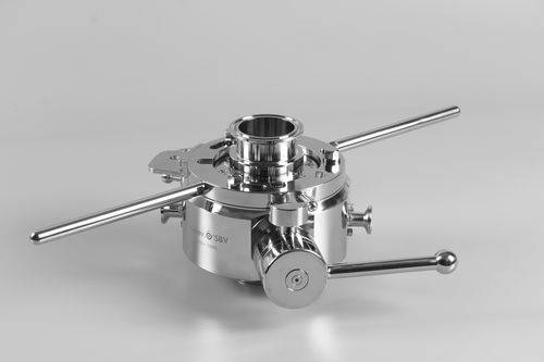Valvola a farfalla a due vie - SBV50 - GEEVO TECHNOLOGY - per l'industria farmaceutica / per sterilizzazione