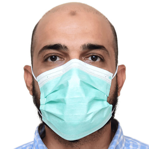Mascherina chirurgica di tipo IIR - FVSurgical - per adulti / scatola da 50 pezzi / verde
