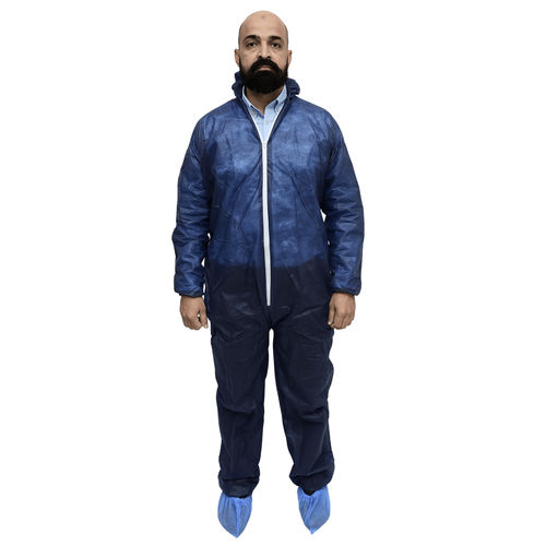 Tuta protettiva unisex - 30 GSM Spun - FVSurgical - monouso / in tessuto non tessuto / blu