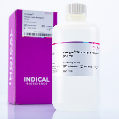 Reagente per laboratorio veterinario - virotype Tissue Lysis Reagent - INDICAL BIOSCIENCE GmbH - mezzo reattivo / soluzione tampone / acidi nucleici