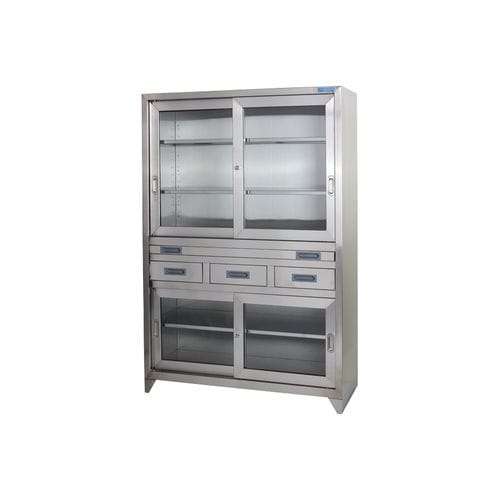 Armadio per strumenti - SWIC-01 - Sungwon Industry co, Ltd - per ospedale / con ripiano / in acciaio inossidabile