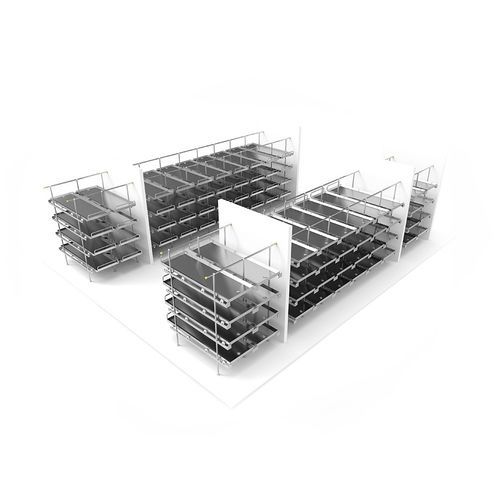 Rack di stoccaggio per barelle mortuarie - STUB NOSE - Shotton Parmed - modulare / in acciaio inossidabile