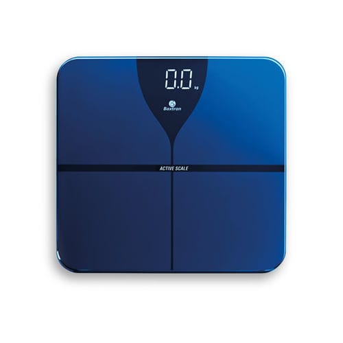 Bilancia pesapersone elettronica - ACTIVE BLUE - BAXTRAN - ad uso domestico / per fitness / con piattaforma