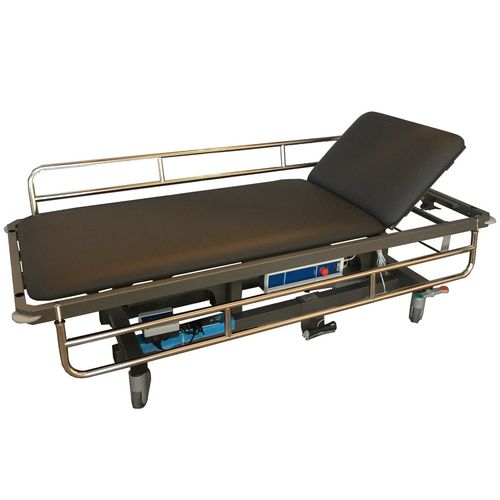 Barella con carrello da trasporto - Optimus Care - Wesseling - idraulica / elettrica / ad altezza regolabile