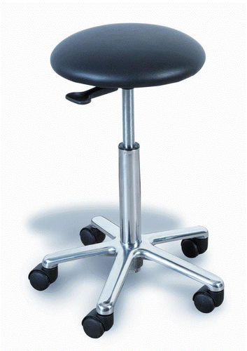 Sedia con rotelle - TABOURET SAAR - Wesseling - ad altezza regolabile