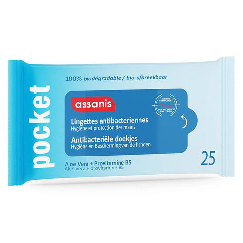 Salvietta detergente per l’igiene delle mani - Alsace Protection - 25 pezzi