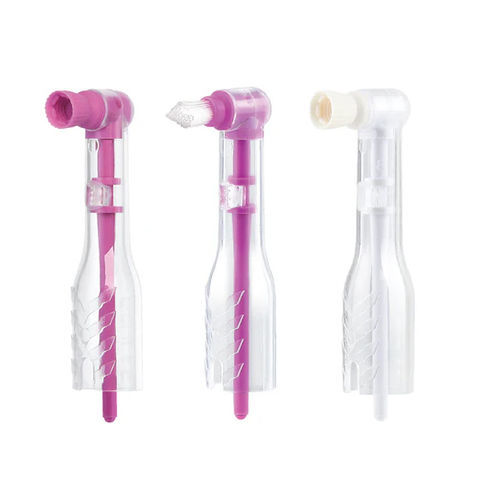Contrangolo per profilassi dentale - AntiSplatr™  - Pac-Dent - pneumatico / mini / monouso
