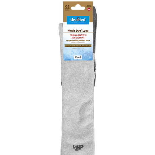 Calzini per diabetici con filo di cotone - Medic Deo® Long - DEOMED® - antiscivolo