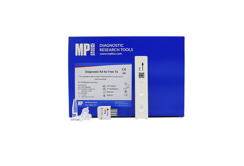 Kit di test di fT4 - 07FT45025  - MP Biomedicals - di malattie tiroidee / diagnostico / per animali