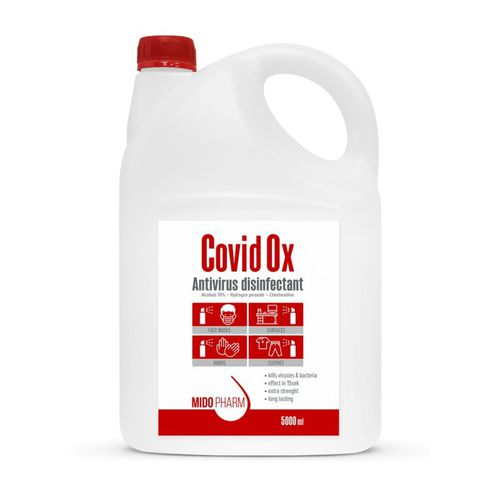 Disinfettante per pavimenti e altre superfici - CovidOx  - MidoPharm - liquido / 5000 ml / a base di alcol