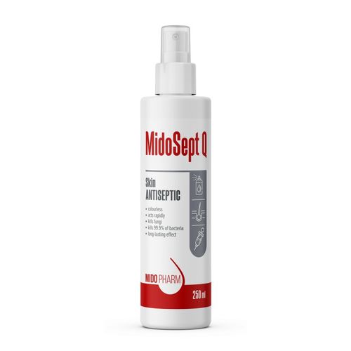 Disinfettante per igiene corporea - MidoSept Q - MidoPharm - liquido / 250 mL / a base di alcol