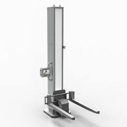 Piattaforma elevatrice per materiale farmaceutico - BIN - PAT Group - per edificio
