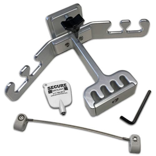 Sistema di gestione cavi montato su barra - SM07-CMS-TRK - Secure Mount - 4 posti / in alluminio