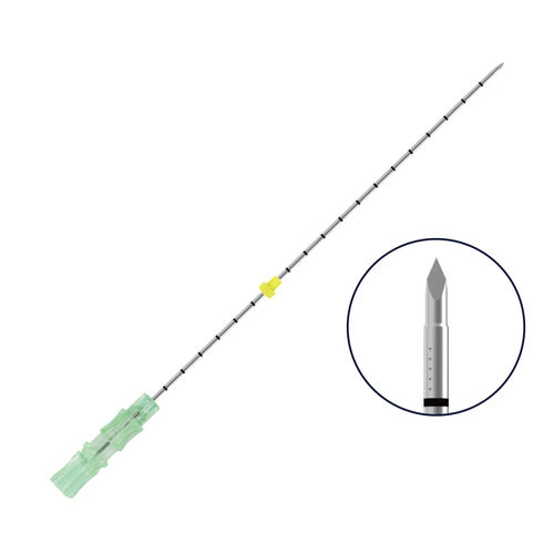 Ago per biopsia istologica - FLAT BLADE - Shanghai SA Medical & Plastic Instruments - per biopsia di tessuti molli / per biopsia citologica / ecogenico