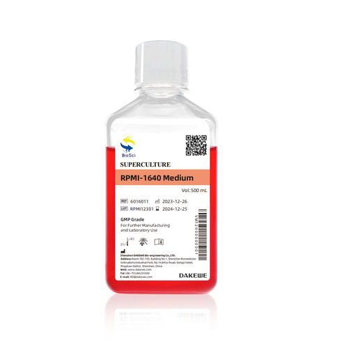Mezzo RPMI 1640 - Dakewe (Shenzhen) Medical Equipment Co., Ltd. - da ricerca / liquido / di GMP