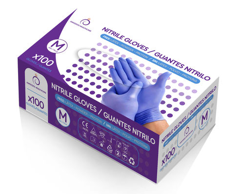 Guanto in lattice - amoedos healthcare - in nitrile / in vinile / medico