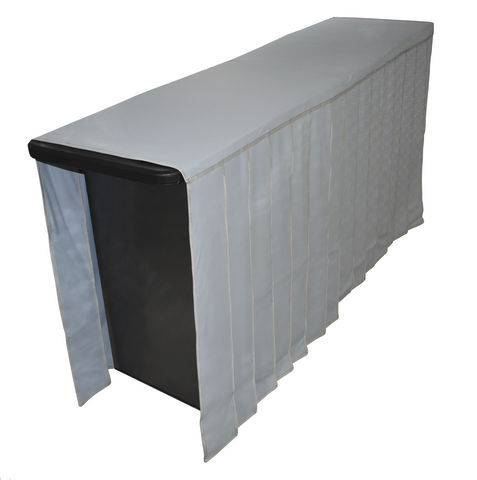 Tenda di radioprotezione raggi X - XrayCurtains - montata su tavolo da visita / 0.50 mm